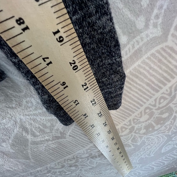 NAVY BLUE HEATHERED LIGHT TWO BY VINCE CAMUTO M MEDIUM BLAZER JACKET SWEATER EUC - Picture 4 of 15